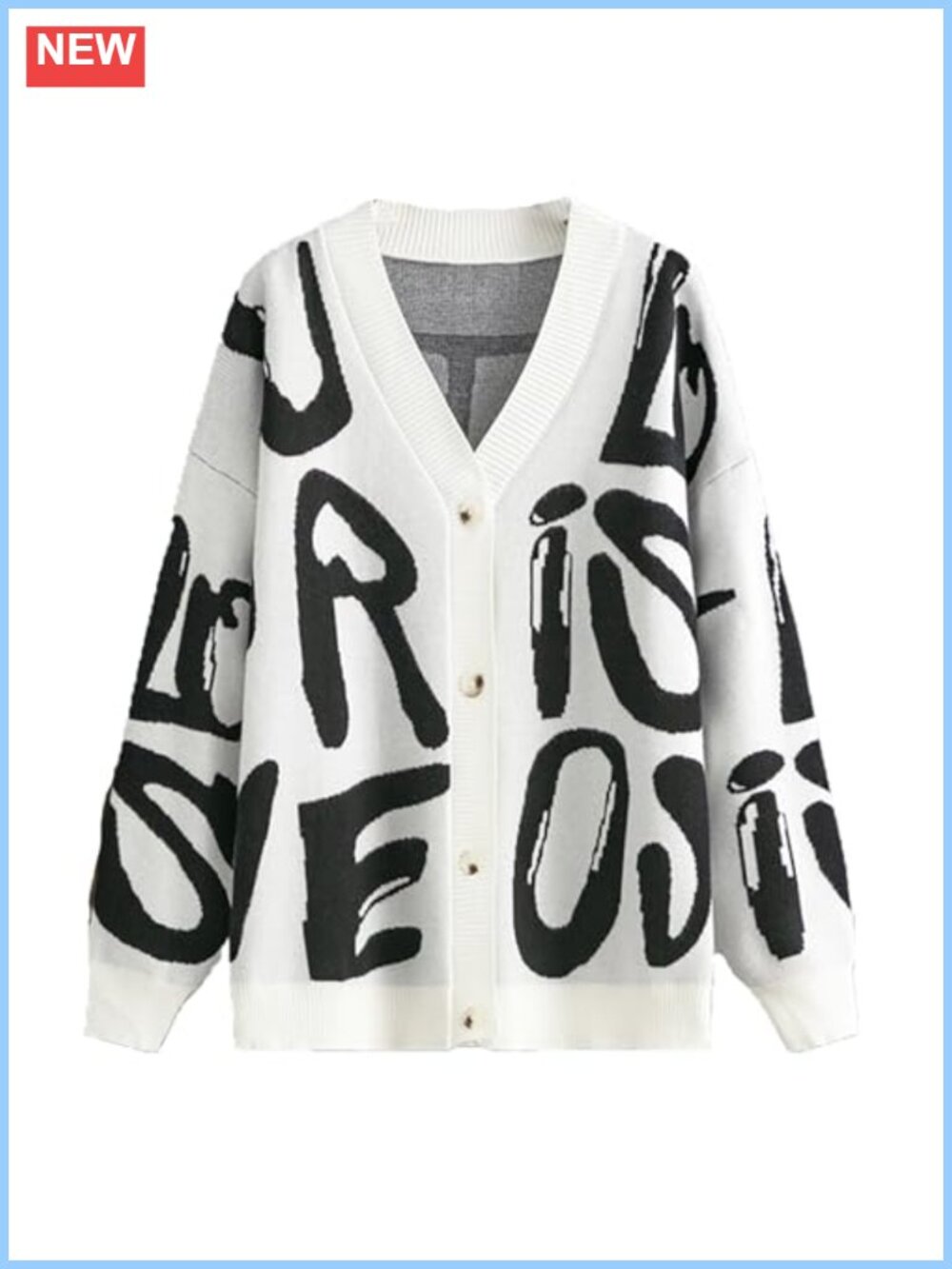 Women's Chunky Cable Knit Open Front Cardigan Long Sleeve Button Sweater